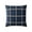 Blue, variant on Morgan Home 24 x 24 Oversized Reversible Red Plaid Decorative Pillow New with box/tags