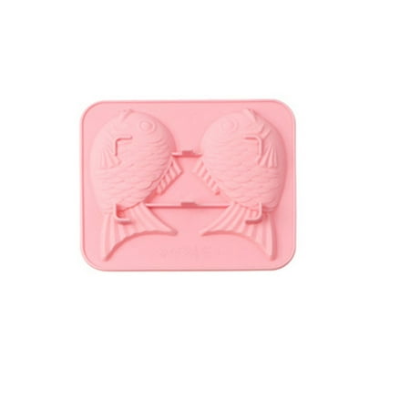 

Heiheiup Silicone Fish Cake DIY Handmade Shape Chocolate 3D Baking Cake Mould Candy Melts Pot