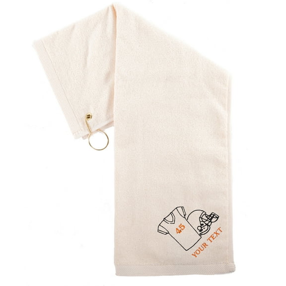 Custom Embroidered Football Towels, Wholesale Football Cooling Towels - Jersey & Helmet