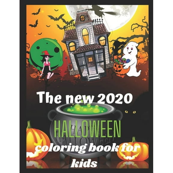 The New 2020 Halloween coloring book for kids: Halloween gift for kids, (Paperback)
