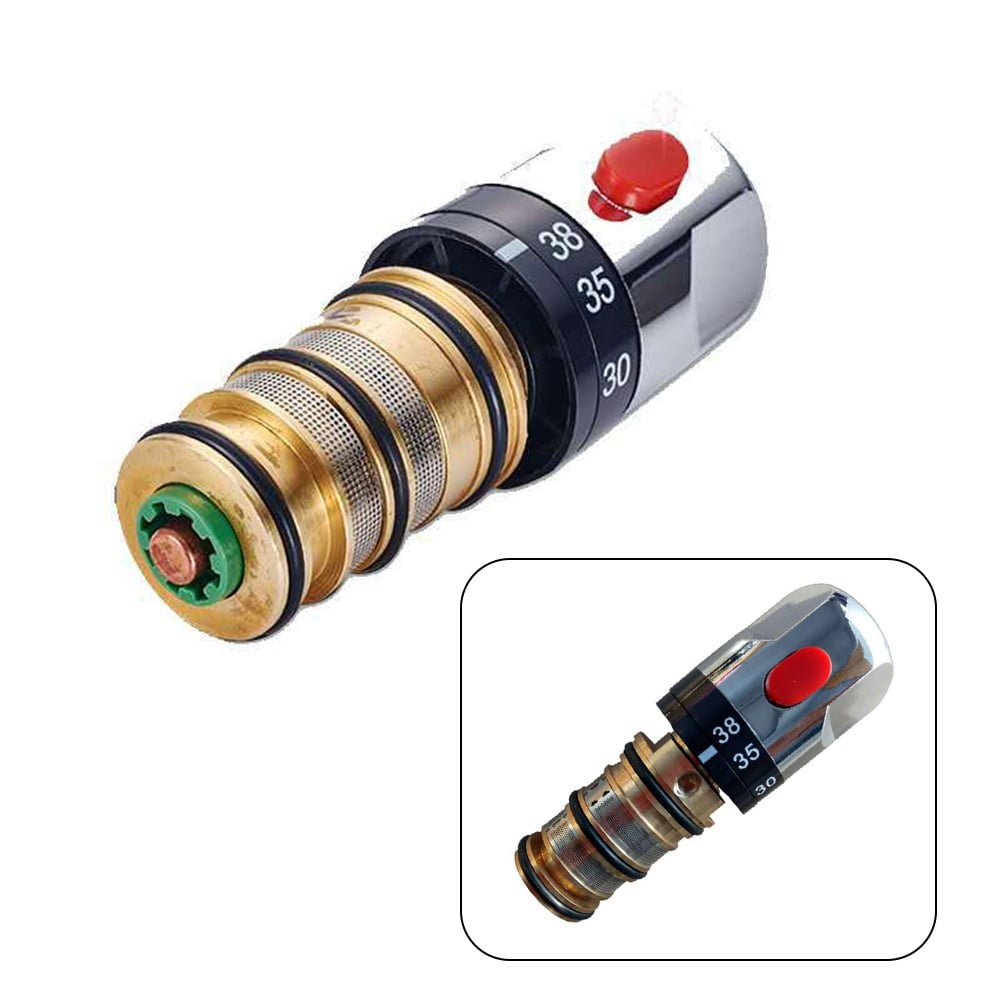 Ruibeauty Brass Thermostatic Bath Mixer Shower Tap Replacement