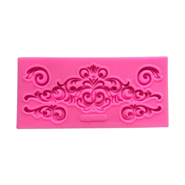 sweethay Gran oferta, molde de silicona con borde en relieve Vintage para pastel artesanal de azúcar DIY, molde para Fondant, herramientas de Herramientas y accesorios para hornear 7 #