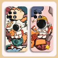 thumbnail image 4 of Case For Oneplus 5 6 9 9R 8 8T 7 7T A3 2 2V NORD 3 2 Lite Pro Simple Liquid Silicone Case Cartoon Spa3 Astronaut, 4 of 5