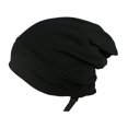 thumbnail image 2 of TISHITA Bonnet Sleep Caps Hair Cover Adjustable Buckle Strap Multi Scene Use Comfortable Black, 2 of 8