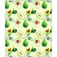 thumbnail image 2 of Avocado Blanket Gifts for Women Girls Men Decor for Home Bedroom Living Room Crib Camping, Soft Cozy Fuzzy Lightweight Throw Plush Blankets Green 50"x60", 2 of 5