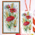 thumbnail image 1 of Kit Punto Cruz Con Hilo Algodón Ecológico Bordado Parcial 14CT 19x37cm, 1 of 9