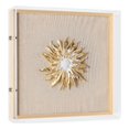 thumbnail image 1 of Gild Design House Nasrin 1 12" x 12" Acrylic and Ceramic Flower Shadow Box, 1 of 5
