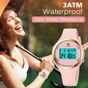 Digital Watch For Women,Watches for Women Sport Wristwatch with Alarm/Stopwatch/Chronograph/Back Light Christmas Gifts for Women