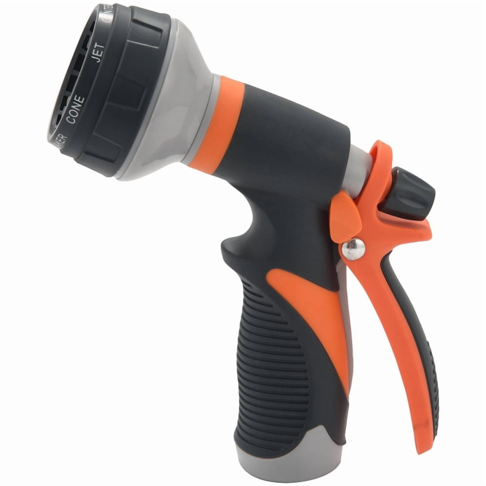 3X Hose Nozzle Garden Hose Nozzle Hose  Nozzle Leak Free High Pressure Heavy Duty 8 Pattern