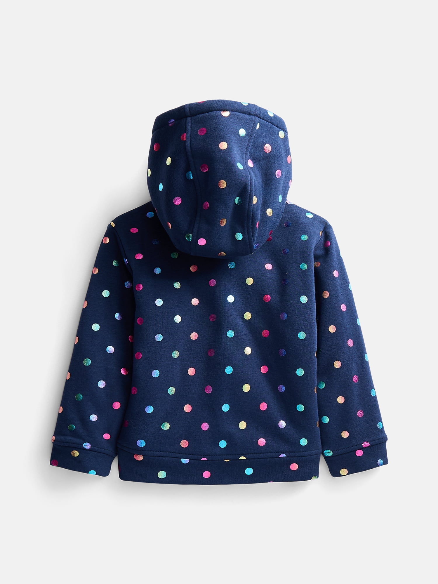 Wonder Nation Toddler Fleece- Lined Zip Hoodie, Sizes 12M-5T