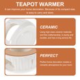 thumbnail image 2 of UPGRATOR Ceramic Tea Warmer 1Pack 5.3x5.3x2.5in Tea Lovers Home Decoration, 2 of 6