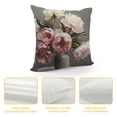 thumbnail image 4 of Pratyus Flowers Square Pillow Cover Case for Cushions Sofa Bed Outdoor Decoration - Zipper Closure 1PC 24x24in, 4 of 5