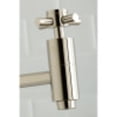 thumbnail image 4 of Kingston Brass KS8106DX Concord Wall Mount Pot Filler Kitchen Faucet, Polished Nickel, 4 of 5