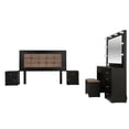 thumbnail image 3 of Recamara King Size Jennifer 5 Piezas Negro Kessa Muebles, 3 of 28