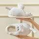 thumbnail image 4 of Pantuflas de invierno para mujer con dibujos de gatos, bonitas pantuflas de algodón para el hogar, nuevas pantuflas de invierno de suela suave, gruesas y cálidas para parejas, 4 of 5