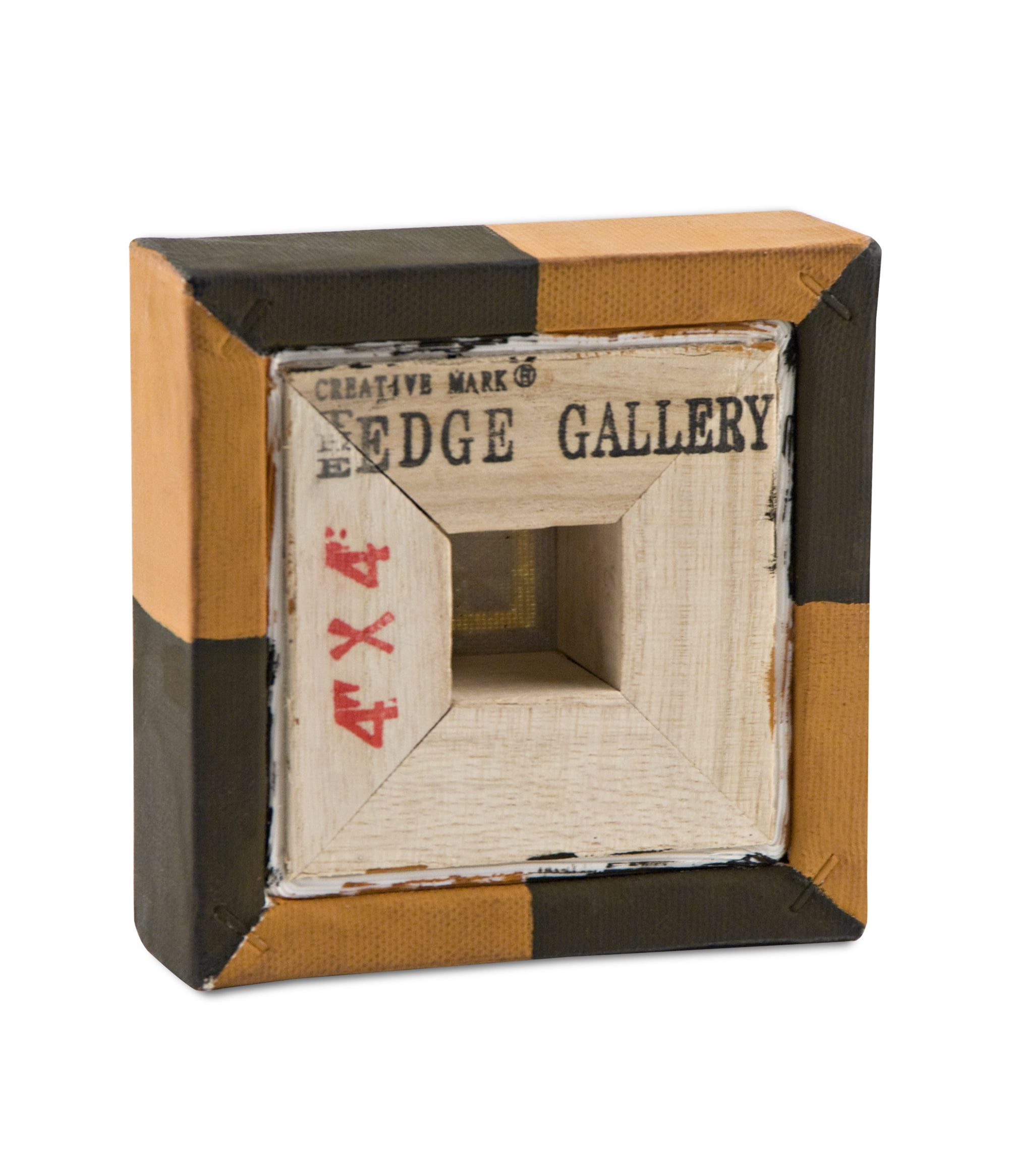 Creative Mark The Edge Deluxe Cotton 1-1/2" Deep Stretched Canvas for Painting, 4x4" Pack of 45, 14oz. Primed Weight, Universal Archival Priming, Medium Tooth, Frameless Artwork Canvas for Painters
