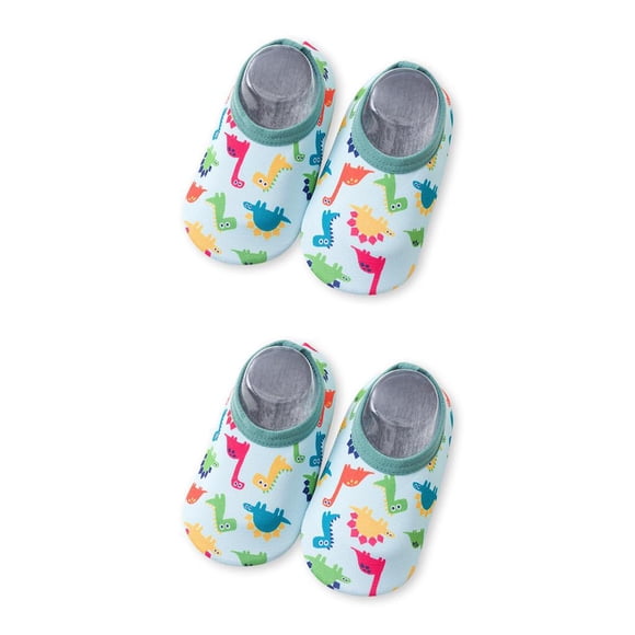Eigraketly 1 par de zapatillas de agua para niños pequeños, suela de silicona antideslizante, adorables zapatos de natación, botas de interior Type2 NO2