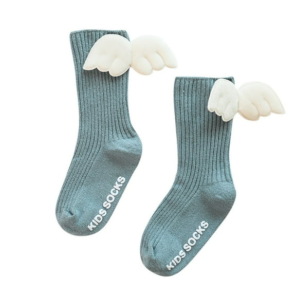 JeashCHAT Children's New Socks Cute Wing Slip-Proof Baby Socks Fashionable Lovely Socks
