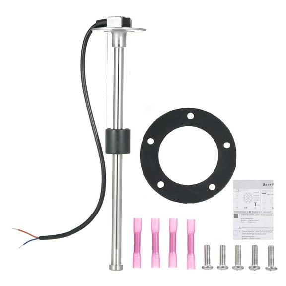 Marine Fuel Sending Unit Boat Fuel Tank Sender,Fuel Water Level Sensor Stainless Steel Fuel Sender Unit 240-33ohm for Boat Car Truck RV