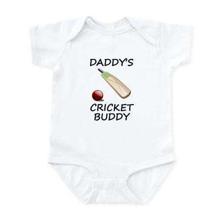 

CafePress - Daddys Cricket Buddy Body Suit - Baby Light Bodysuit Size Newborn - 24 Months