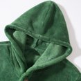 thumbnail image 6 of Men's Fleece Plush Loungewear Sets Bottoms Botton up Casual Jogging Gym Suit Jacket Green XXL, 6 of 7