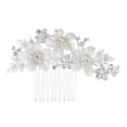 thumbnail image 1 of MasteelfCA Rhinestone Flower Hair Comb Rhinestone Bridal Hair Comb Wedding Hair Comb, 1 of 7