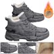 thumbnail image 3 of Botas Casuales Senderismo Botines Tobillo Hombres Forro Piel Antideslizante para Clima, 3 of 9
