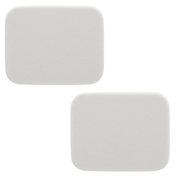 2pcs maquillaje esponjas con 1 caja de viaje belleza cara cebador compacto polvo polvo