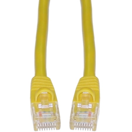 Cat6A Yellow Ethernet Patch Cable  Snagless - Molded Boot  500 Mhz  3 Foot price history on PriceWatchPro