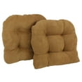 thumbnail image 5 of Blazing Needles 19-inch U-Shaped Micro Suede Tufted Dining Chair Cushions (Set of 4), 5 of 5