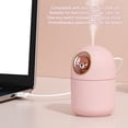 thumbnail image 3 of USB Power Supply Humidifier Diffuser 300ml Capacity Cool Mist Mini Humidifier for Bedroom Office ABSCool Mist, 3 of 7