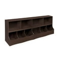 thumbnail image 5 of Badger Basket Children's Wood Multi-Bin 41 gal Toy Storage Cube, Espresso, 5 of 10