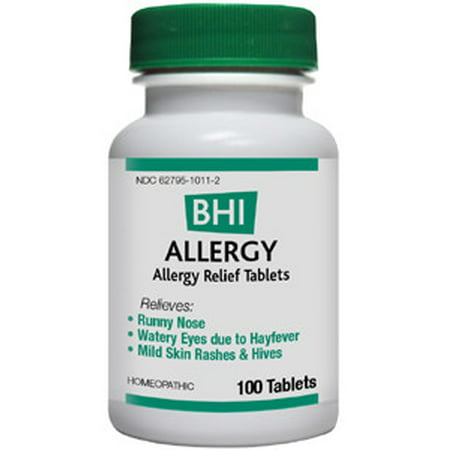 BHI - Allergy 100 Tablets 1001012 ASD (Best Medicine For Stuffy Nose And Sinus Pressure)