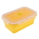 thumbnail image 1 of Fiambrera plegable de silicona plegable portátil Bento Bowl contenedor de alimentos 350ML 350ML amarillo Cola Tazón plegable de silicona, 1 of 8