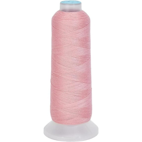 42S/2 Wool Embroidery Thread 1500m Wool Acrylic Fibers Embroidery Floss Hand Sewing Thread Sewing Machine Kit Needlepoint Thread for Sewing DIY Craft Stitch Threads (Pink) Pink DIY