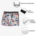 thumbnail image 3 of Fotbe London Symbols1 Calzoncillos Tipo Boxer con Bolsa de Soporte Total para Hombre, X-Temp Fresco, Transpirable y de Secado Rápido-X-Large, 3 of 5