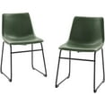 thumbnail image 2 of Home Square 7-Piece Set with Dining Table & 6 Dining Chairs in Green, 2 of 12