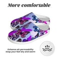 thumbnail image 6 of Lsque Flying Butterflies Pattern Womens Comfort Cotton on Scuff With Memory Foam and Anti-skid Sole Slipper-46/47, 6 of 7