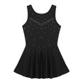 thumbnail image 3 of iiniim Kids Big Girls Sparkly Rhinestones Ballet Dance Gymnastic Leotard Tutu Dress Figure Ice Skating Active Dress, 3 of 7