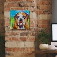 thumbnail image 5 of Epic Graffiti 'Bull Dog' by St. Hilaire Elizabeth, Canvas Wall Art, 12"x12", 5 of 8