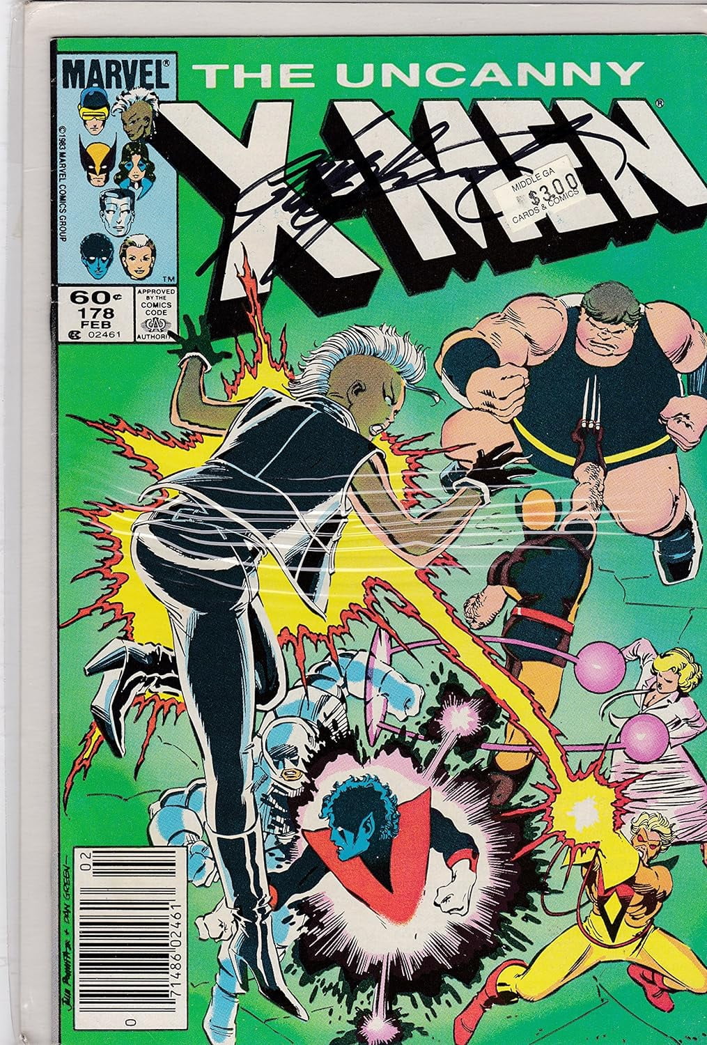 Uncanny X-Men #178 Signed Chris Claremont
