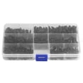 thumbnail image 1 of 340Pcs Flange Self Tapping Screws Bolt Cross Head Black Assorted Set with Case, 1 of 14