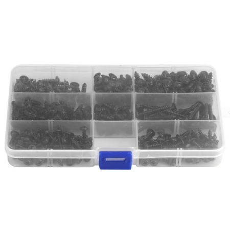 

Cergrey Flange Screws Self Tapping Screws Black For Drywall And Wood