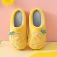 thumbnail image 5 of Otqutp Toddler Fashion Slippers Girls Boys Home Slippers Warm Dinosaur House Slippers for Toddler Lined Winter Indoor Shoes House Shoes Bedroom Slipper(Yellow,11-11.5 Years), 5 of 5