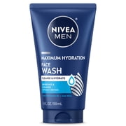 NIVEA MEN Maximum Hydration Face Wash with Aloe Vera, 5 fl oz