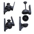 thumbnail image 3 of 3X Universal Rotatable Speaker Wall Mount Stand Bracket 1 Pair Black, 3 of 8