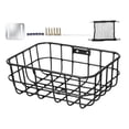 thumbnail image 3 of harper Bicycle Front Cargo Rack Carrier Sturdy Accessories Versatile Bicycle Basket Black Style A, 3 of 10