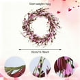 thumbnail image 6 of 14 Inch Artificial Pink Red Valentines Day Wreath, Spring Floral Front Door Wreath with Flowers, Farmhouse Hanging Decorations for Wedding Mothers Day Holiday Fireplace Wall Porch Home Decor, 6 of 6