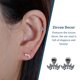 thumbnail image 4 of 5 piezas de aretes de circón para niñas hermosas, accesorio de moda, aretes pequeños, regalo de festival, vestido femenino, adorno blanco S Ropa, zapatos y accesorios Miscelánea Negro M Guardurnaity AP009683-15B, 4 of 6