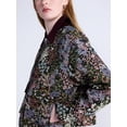 thumbnail image 6 of Free Assembly Women's and Women's Plus Cropped Jacquard Utility Jacket, Sizes XS-4X, 6 of 8